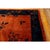 1920s 1920s Antique Orange Vase Floral Buterfly Chinese Handknotted Art Deco Wool Rug For Sale - Image 5 of 9