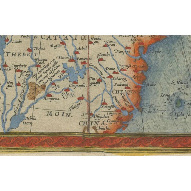 Ortelius Map, 1573 For Sale - Image 6 of 9