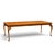 Baker Furniture Stately Homes Queen Anne Walnut Expanding Dining Table With 3 Leaves For Sale - Image 9 of 17