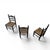 Vintage Provicial Ladderback Children's Chairs with Rush Seat, 1930s, Set of 3 For Sale - Image 17 of 18