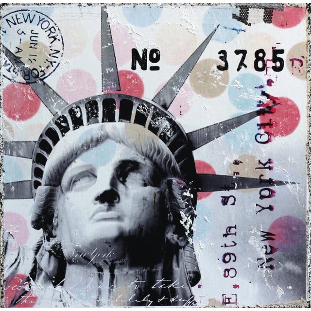 "A Lady in Polka Dots" Original Artwork by Marion Duschletta For Sale