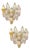 Murano Glass Polygon Sconces, 1980s, Set of 2 For Sale