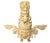 Vintage Asian Faux Ivory Vase With Ornate Sculptures and Dragon Handles For Sale - Image 9 of 12