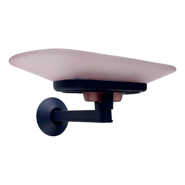 Vintage Italian Pink Jill Sconce from Arteluce, 1970s For Sale