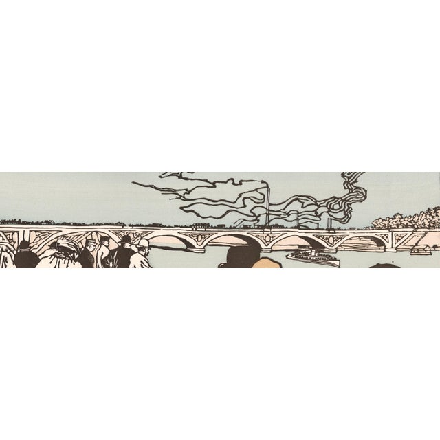 Charles Huard (1874 - 1965) Pêcheurs à la ligne (Anglers) Original Lithograph from the glorious portfolio "L'Estampe...