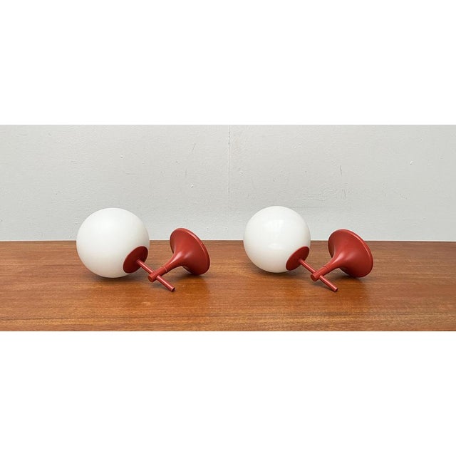 Mid-Century Swiss Space Age Sconces by E.R. Nele for Temde, 1960s, Set of 2 For Sale - Image 4 of 18
