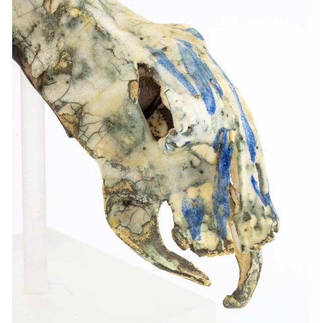 Brutalist Glazed Ceramic Horse Sculptures, 3 For Sale - Image 14 of 14