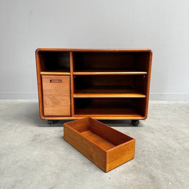 Wood Vintage Danish Hifi Rack in Teak from Salin Nyborg, 1960s For Sale - Image 7 of 15
