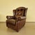 Chesterfield Livingroom Set in Brown Leather, Set of 3 For Sale - Image 10 of 11