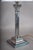 Silver-Plated Column Table Lamp, 1960s For Sale - Image 4 of 8