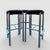 Chrome Bar Stools With Chocolate Velvet Seats, Set of Three,Vintage Mid Century For Sale - Image 11 of 18
