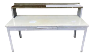 Industrial Steel Work Table Desk by Lyon Metal Products