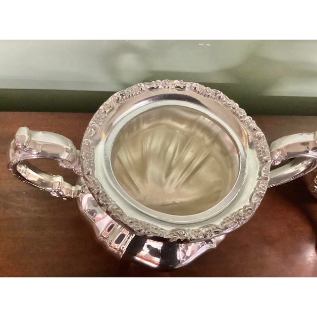 Silver Towle Grand Duchess 3 Piece Silver Plate Tea or Coffee Set For Sale - Image 8 of 9