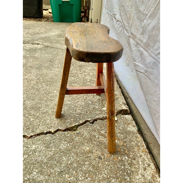 Late 19th Century French Walnut Stool For Sale - Image 4 of 12