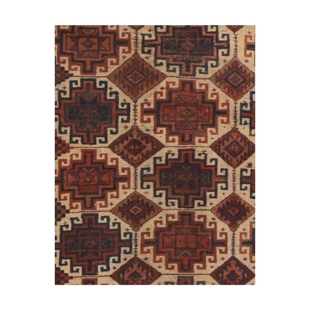 Antique Persian Balouch Tribal Rug 2'9'' X 5'2'' For Sale - Image 4 of 5