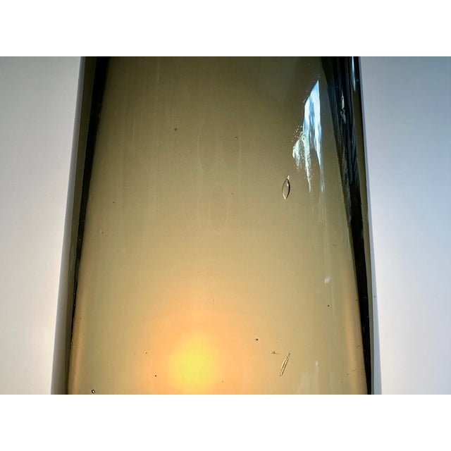 Mid-Century Modern Mid-Century Thick-Walled Smoked Glass Vase, Germany, 1960s For Sale - Image 3 of 13