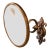 French Art Deco Illuminated Shaving Mirror, Attributed to Maison Brot, Paris, Circa 1930 For Sale
