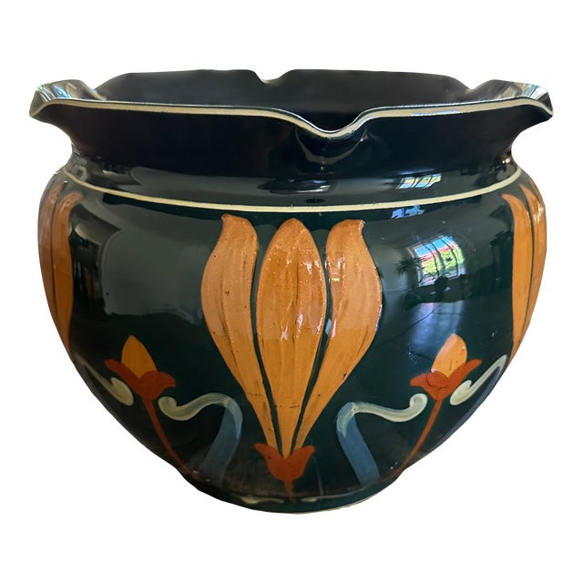 Late 19th Century Arts and Crafts Flower Pot For Sale