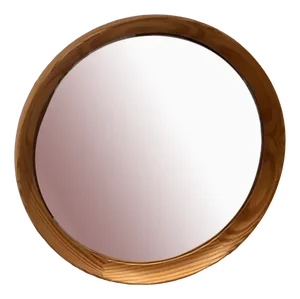 Scandinavian Pine Mirror, 1970s
