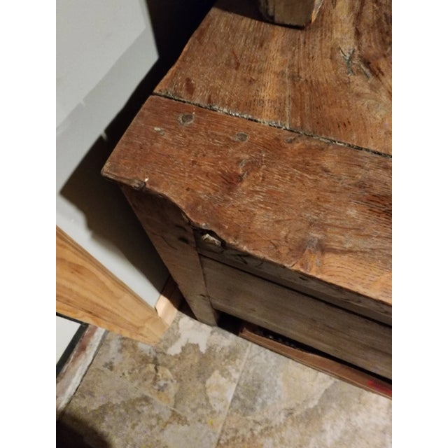 Early 19th Century Rustic French Country Chest Trunk For Sale - Image 5 of 11