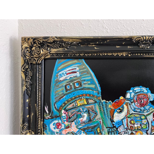 Original Painting on Canvas by Serg Graff, "Gravity", Cosmic Art, Coa Included For Sale - Image 9 of 10