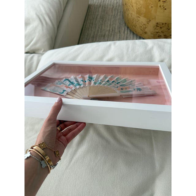Framed Nikki Beach St. Barth Fan, 2025 For Sale - Image 4 of 6