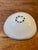 White Vintage Murano Art Glass Bowl, Gold Flake White Cased Italian Centerpiece For Sale - Image 8 of 8