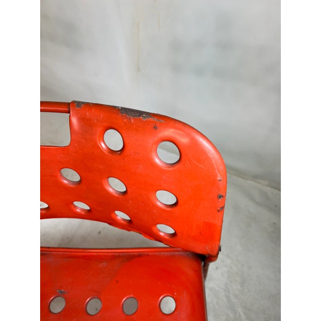 Italian Vintage Italian Steel Omkstak Chairs by Rodney Kinsman for Bieffeplast - a Pair For Sale - Image 3 of 13