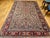Textile Vintage Persian Heriz Serapi Rug, Hand-Knotted Wool, Allover Geometric Pattern, Ivory & Red, 7x10 For Sale - Image 7 of 18