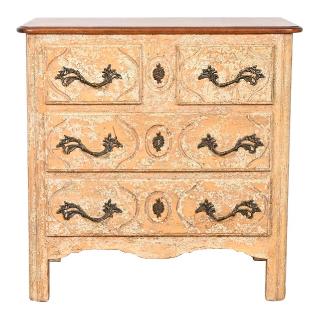 Minton Spidell French Provincial Louis XV Bedside Chest For Sale