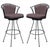 Pair of Vintage Woodard Wrought Iron Stools For Sale - Image 9 of 9