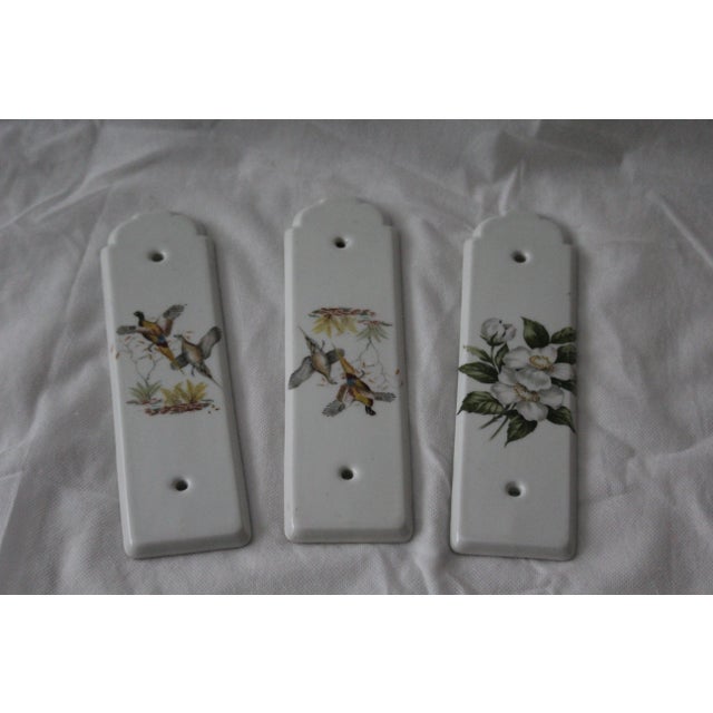Porcelain Door Finger Plates, 1970s, Set of 3 For Sale - Image 16 of 16