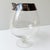 Mid-Century Modern Mid-Century Silver Rimmed Glass Cocktail Pitcher For Sale - Image 3 of 6