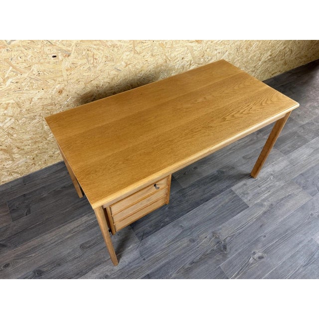 Vintage Oak Writing Desk with Sliding Top by Peter Løvig Nielsen for Løvig, 1960s For Sale - Image 6 of 18
