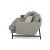 Lissoni Fabric Three-Seater Hallingdal Grey Sofa from Fritz Hansen For Sale - Image 9 of 10