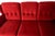 1960s Mid Century Tufted Back Ruby Red Sofa For Sale - Image 14 of 14