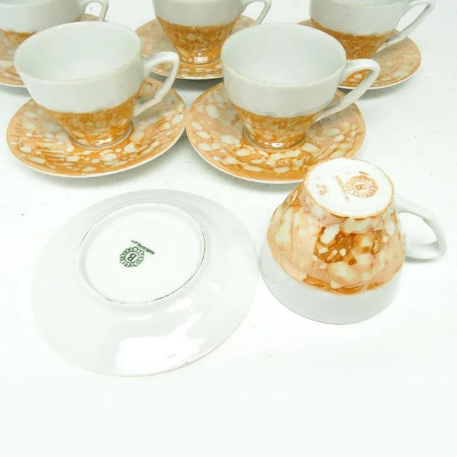 Coffee Cups, Bogucice, Poland, 1960s, Set of 12, in Very Good conditions. Designed 1960 to 1969 This piece has an...