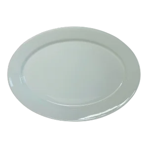 Vintage 1960s Arabia of Finland Oval White Serving Platter