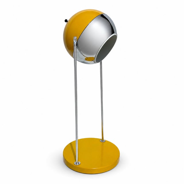 1970s Sonneman Style Atomic Eyeball Table Lamp For Sale