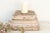 Wood Antique Painted Pastel White Column Base For Sale - Image 7 of 7