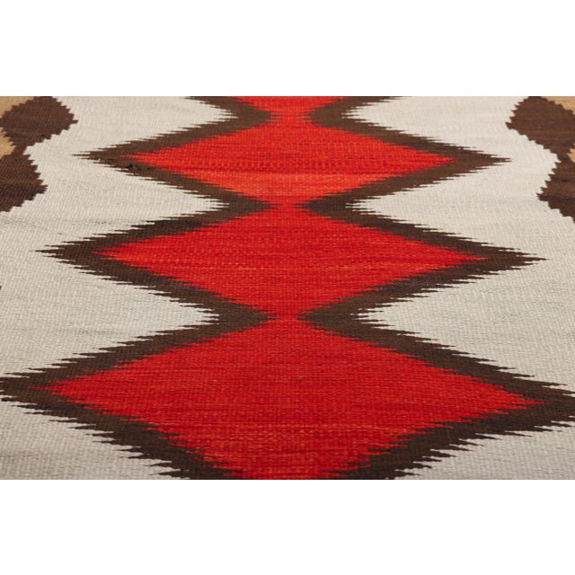 Early 20th Century Antique Southwest Modern Eye Dazzler Rug, 04'00 X 05'04 For Sale - Image 5 of 10