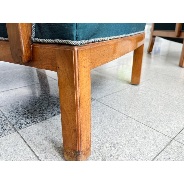 1950s Danish Modern Mahogany Lounge Chairs by Erik Wørts - A Pair For Sale - Image 15 of 18