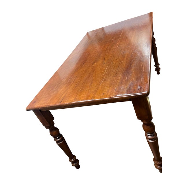 19th Century French Provincial Cherry Farm Table For Sale - Image 4 of 5