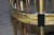 1970s Bernard Rohne for Mastercraft Acid Etched Modern Brass and Metal Etagere For Sale - Image 5 of 10