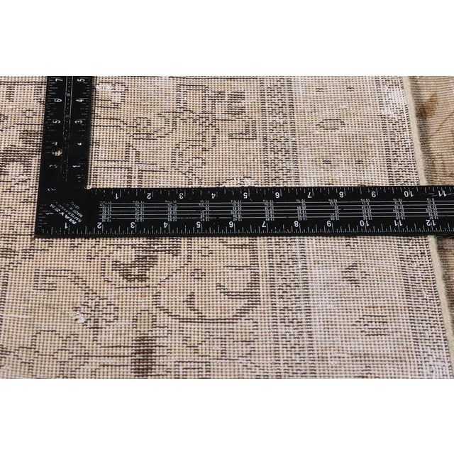 Vintage Earth-Tone Persian Tabriz Rug - 09'10 X 12'07 For Sale In Dallas - Image 6 of 9