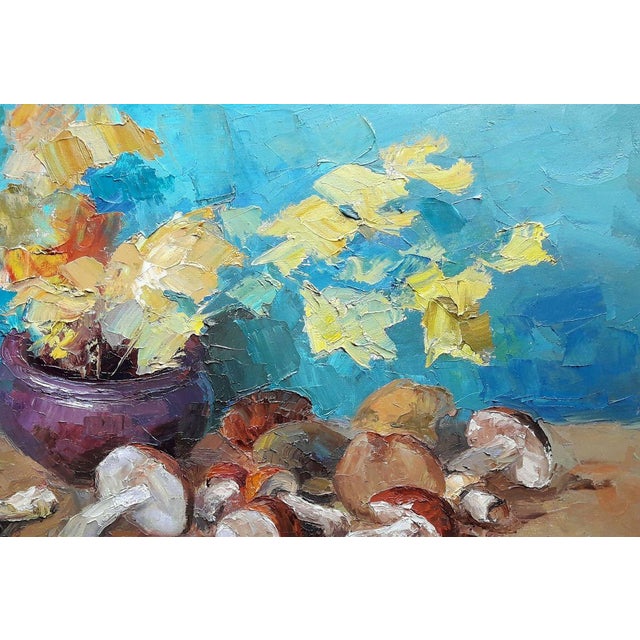 2010s Oil Painting Mushroom Time Serdyuk Boris Petrovich For Sale - Image 5 of 8