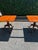 Monumental Vintage Walnut Dining Table With Queen Anne Style Pedestals For Sale - Image 13 of 18