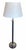 2010s Ralph Lauren Braided Leather and Polished Nickel Floor Lamp For Sale - Image 5 of 5