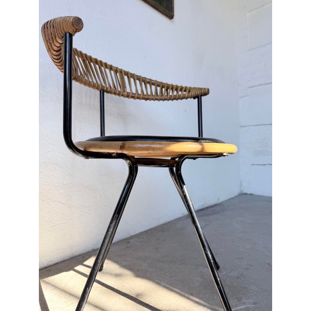 Rattan Chair from Dirk Van Sliedregt, 1950s For Sale - Image 16 of 18