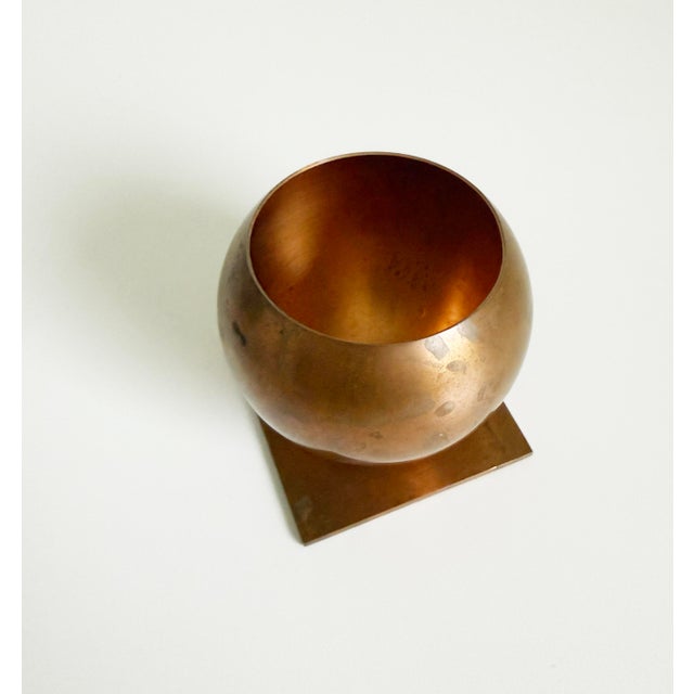 Art Deco 1930s Art Deco Copper Cigarette Holder by Chase For Sale - Image 3 of 8